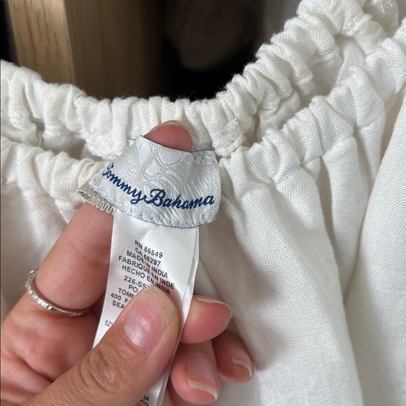 Tommy Bahama St. Lucia Coverup Dress Size L White - Picture 5 of 6